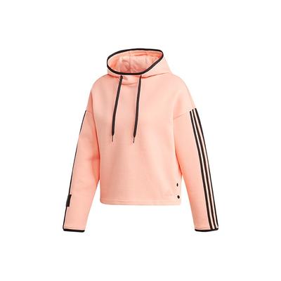 Casual Sporty Pullover Hoodie Unisex Tops Bright-Pink FR5977
