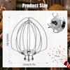 4.5 Quart 5 Qt Whip Attachment Heavy Duty Heavy Cream Beater Balloon Whisk for K45WW Mayonnaise