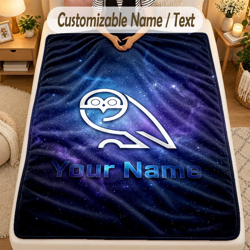 Flannel BlanketSheffield Wednesday FC Custom Name Text Personalized Soft Warm Throw Blanket Home Decor Gift