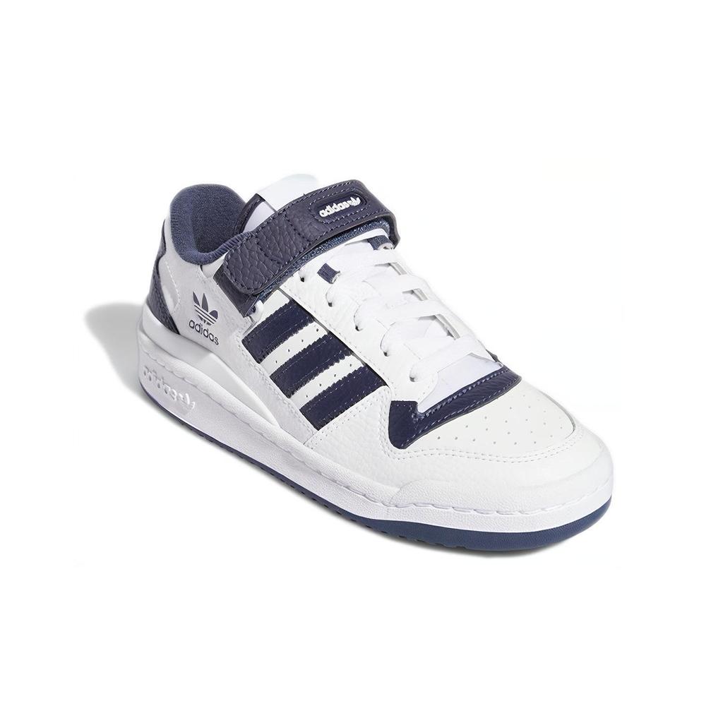 adidas Forum Low City J White Shadow Navy Kinder-Sneakers Cloud-Weiß GZ3894