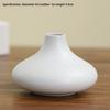 Casual White Ceramic Tabletop Vase Small Home Desktop Decoration Art Design for Flower Arrangement