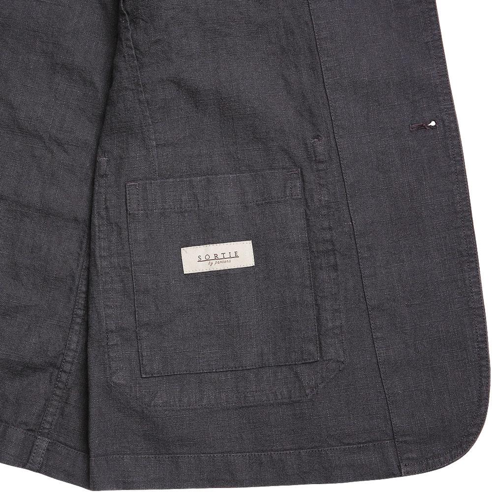Sortie Tura Linen Washed Jacket (Charcoal)