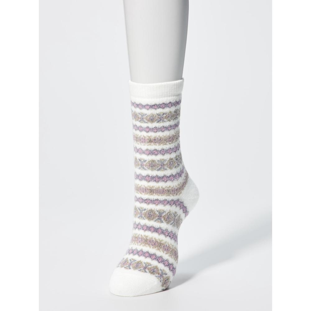 Uniqlo Heattech Socks Fair Isle