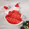 Christmas Santa Coat for Porch Goose Decoration