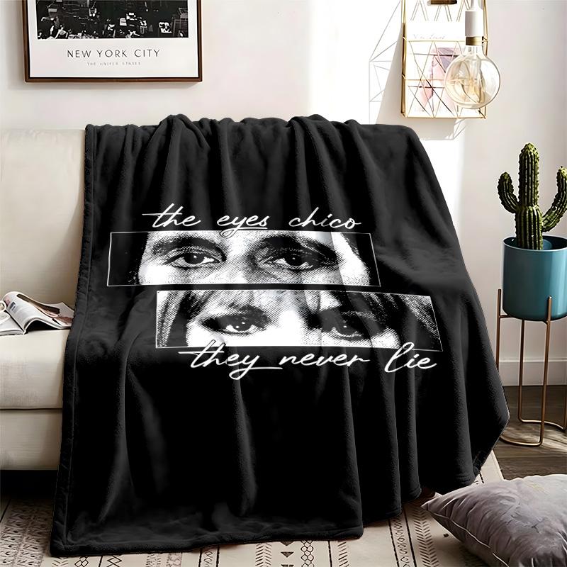 Scarface Theme Blanket Suitable For The Sofa Camping And Travel Made Of Soft Flannel Material An Ideal Gift For Occasions Such As Birthday