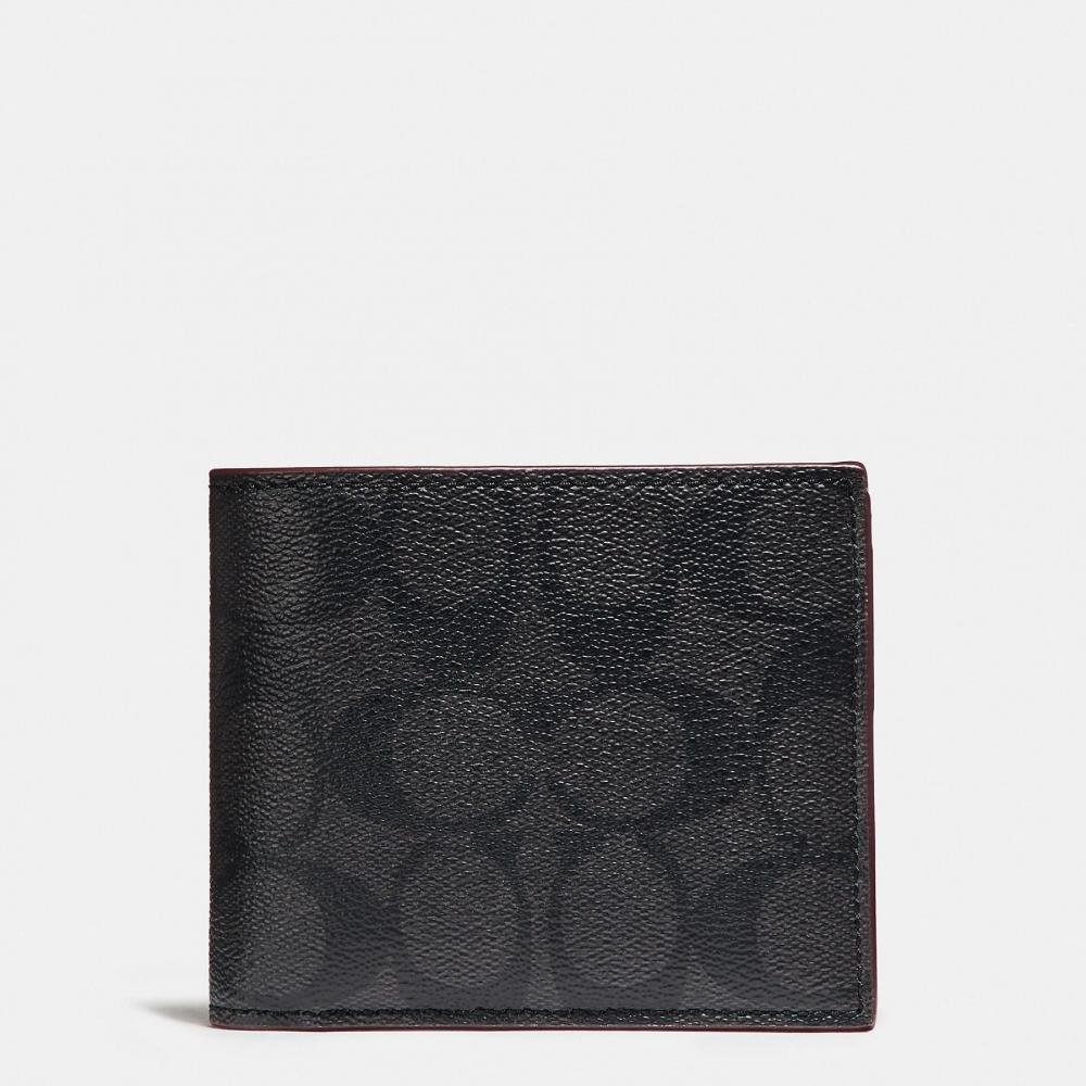 

Кошелек Coach 3 в 1 из фирменной канвы