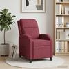 Recliner Wine Red Fabric