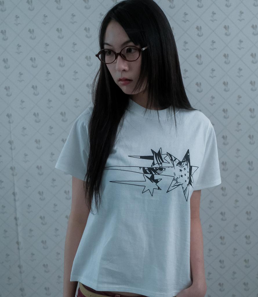 NICEGHOSTCLUB Anime Star Tee_White(Ng2Emft580A)
