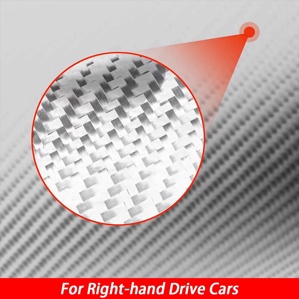 For BMW 3 Series E90 E92 M3 2005-2012 Seat Memory Button Control Panel Cover Carbon Fiber Car Accessories Decoration Sticker