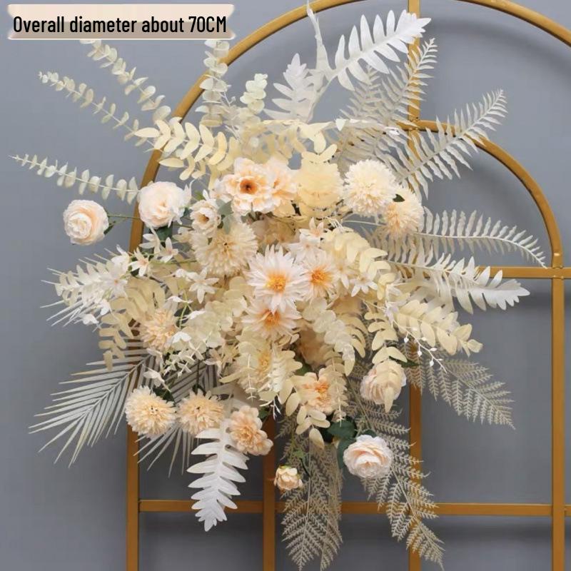 Stor Eukalyptus Silkesblomma Bordsdekoration för Bröllop