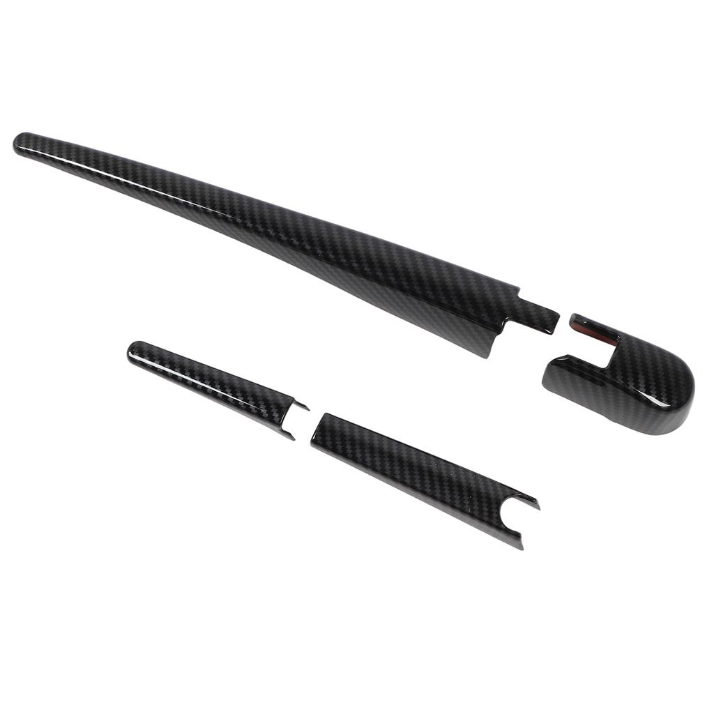 Heckscheibenwischer Abdeckung Zierleiste Karosseriekits Kohlefaser-Muster Ersatz für Subaru