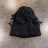 Street Style Knit Hat For Men Women Warm Wool Beanie With High Top For Cold Weather