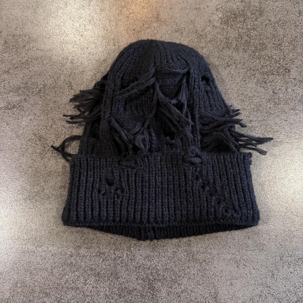 Street Style Knit Hat For Men Women Warm Wool Beanie With High Top For Cold Weather