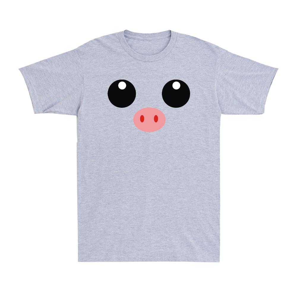 Pig Funny Pink Animal Lovers TShirt Novelty Unisex Cotton Short Sleeve TShirt
