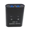 USB Manual Switch 2 Ports USB Converter Splitter for 2 PC Share USB Peripherals Printer Office Home USB 3.0 Hub