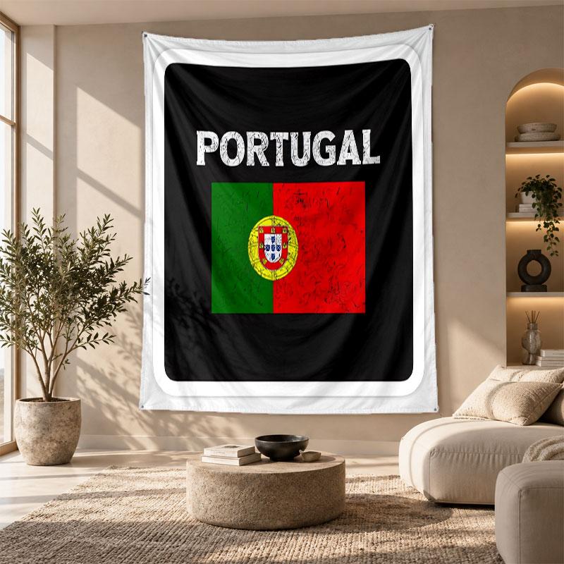 Decorative Tapestry,Portugal Printed Wall Art, Lightweight Wall Hanging For Bedroom Background