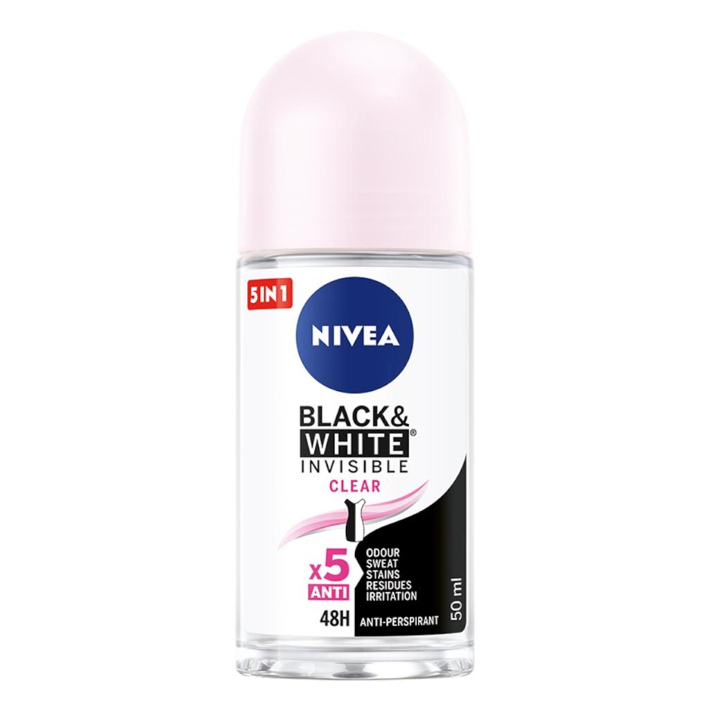 Nivea Black&White Invisible Roll-On 50ml