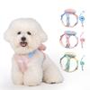 3-in-1 Outdoor Puppy Harness and Leash Set Dopamine Adjustable Soft Small Medium Dog Harness with Cute Bag Mascotas Accesorios