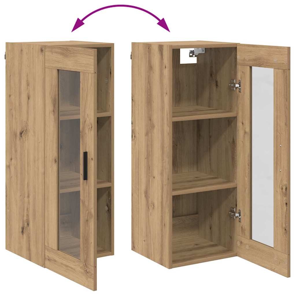 Highboard Artisan Oak 34.5 x 34 x 180 cm Particleboard