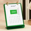 2026 Jahr des Pferdes Acryl-Schreibtischkalender - Einfacher Ins-Stil, Anpassbares Büro-Ornament
