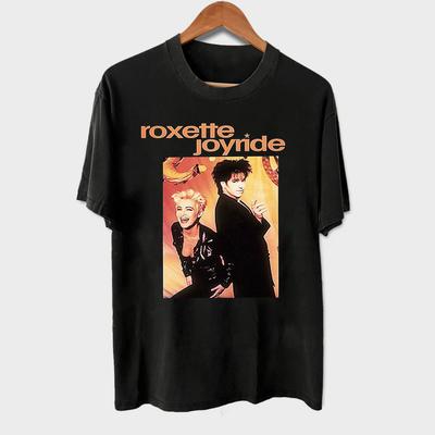 Nouvelle Chemise Rare Roxette Joyride Manches Courtes Noire S-5XL FF090 T-shirt Unisexe
