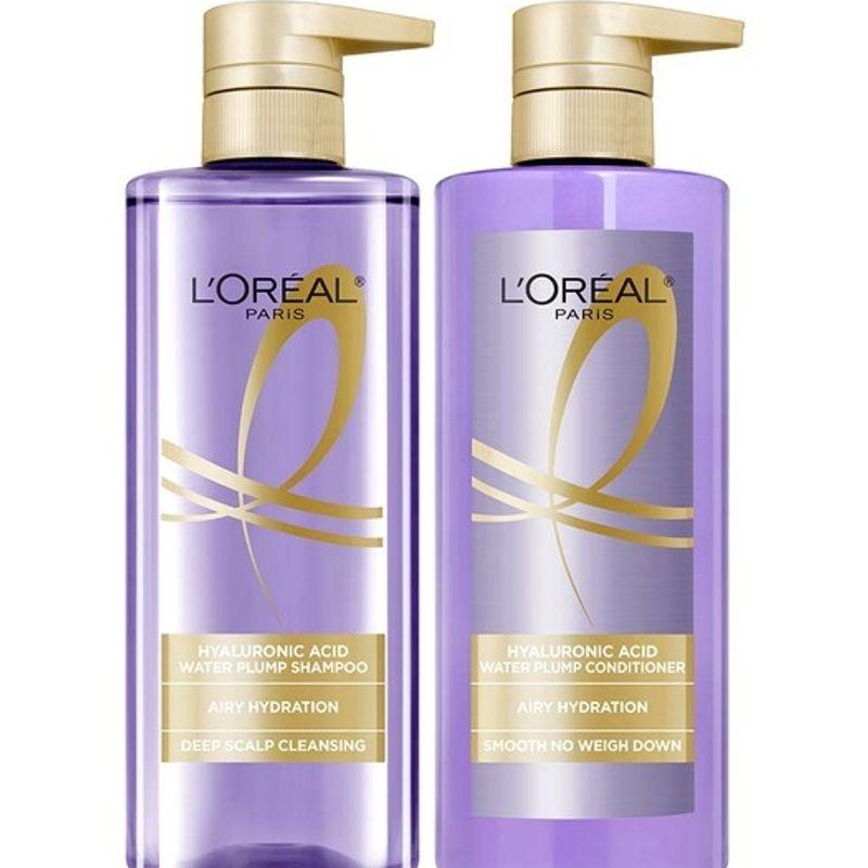 [2-piece set] Large capacity hyaluronic acid shampoo 660ml + conditioner 660ml