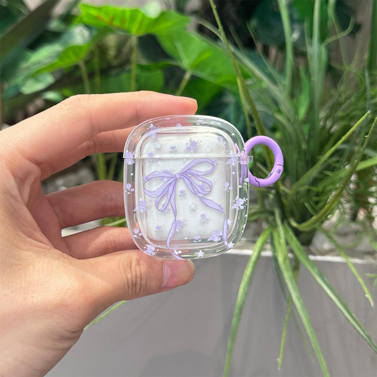 Étui Doux Fleur Bleue Fraîcheur Printanière pour Apple AirPods 4 Housse de Protection pour AirPods Pro 2 3ème Génération Étuis pour Écouteurs For Airpods 4