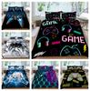 Player Bedding Microfiber Fabric Game Machine Printed Quilt Cover and Pillowcase Are Suitable for Home Decoration of Boys and Men's Game Lovers' Rooms