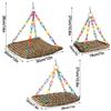 Reptile Hammock, Lizard Swing Hanging Bed, Leopard Gecko Tank Accessories, Reptile Climbing, Hammock Pet Platform Carrier