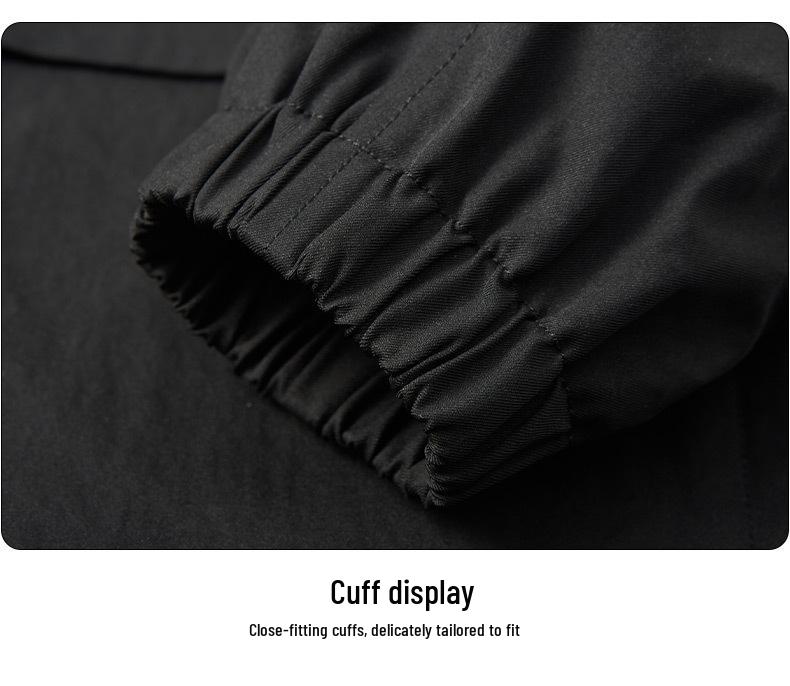 Plus Size Men's Versatile Lapel Jacket for Spring and Autumn