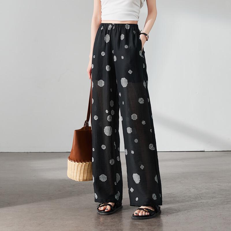 SOFSIL Women s Relaxed Fit Wide-Leg Trousers 29/XL