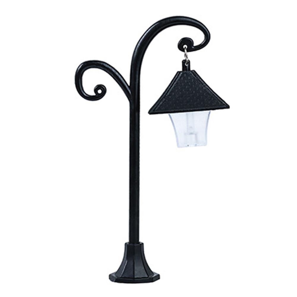 Mini Miniature Street Light Model Railway Train Lamp Post Lights for Mobile Phone/ Scene/Desktop Mini Decoration