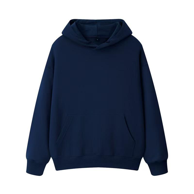 Unisex Slim Fit Hooded Sweatshirt - Warm, Casual Long Sleeve Logo Pullover for Spring & Autumn