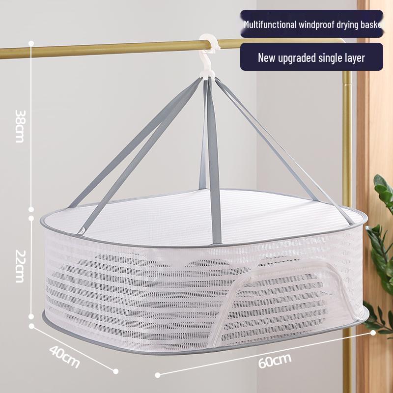 Multifunctional Drying Rack: Sock, Sweater & Underwear Flat Lay Net.