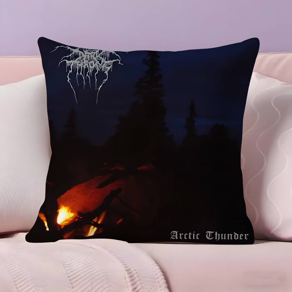 Band D-D-Darkthrones Pillow Case Ultra Soft Skin Friendly Fabric Cloud Like Comfort & Concealed Zipper
