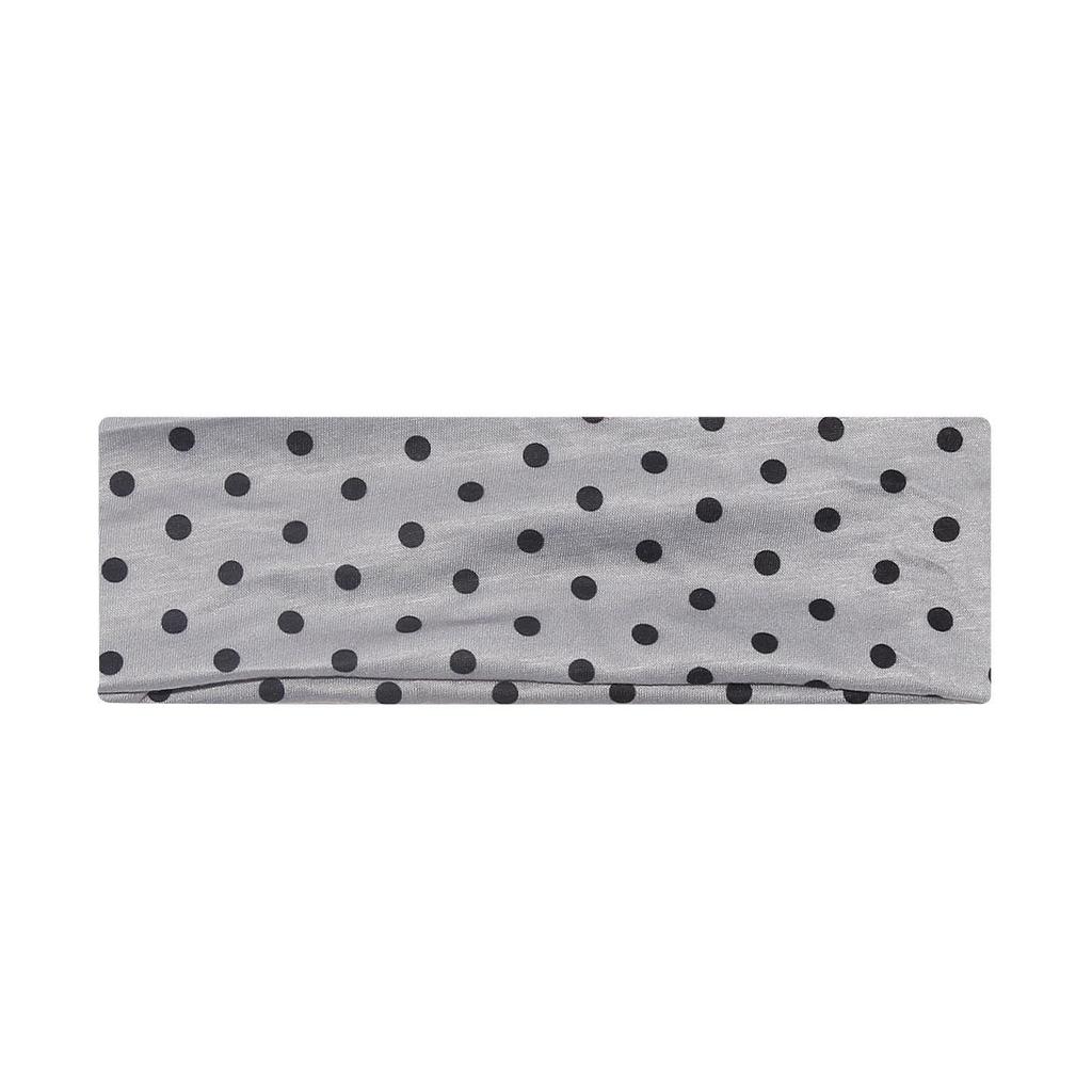 Polka Dot Floral Elastic Sports Headbands: Fashionable Japanese, Korean, European & American Hair Accessories