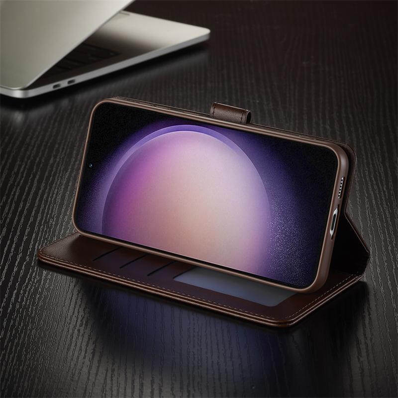 Funda S23 S23FE Wallet Coque for Samsung Galaxy S23 Ultra S23+ S 23 Plus Cover Shell Magnetic Leather Card Slot Flip Phone Case