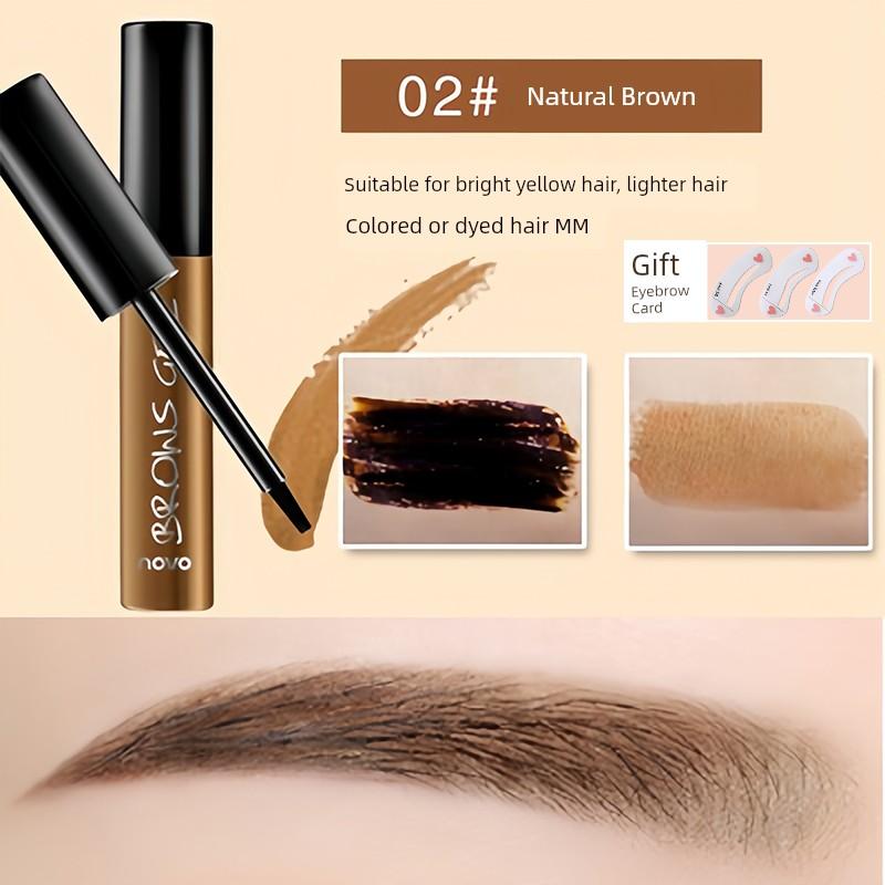 Lazy Person's Peel-Off Eyebrow Gel, Waterproof and Sweat-Proof, Long-Lasting, Non-Fading, Natural Eyebrow Color Cream, Shaping Eyebrow Pencil