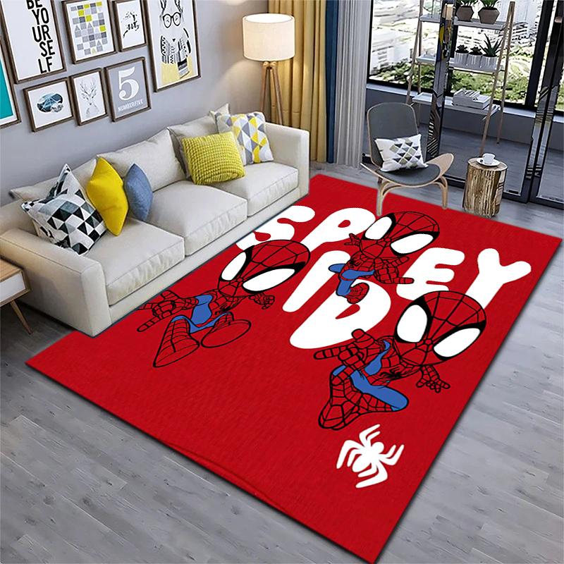 1PC Spider-Man Rug - Home Decoration Carpet For Living Room Bedroom Flooring Computer Chair Area Rug