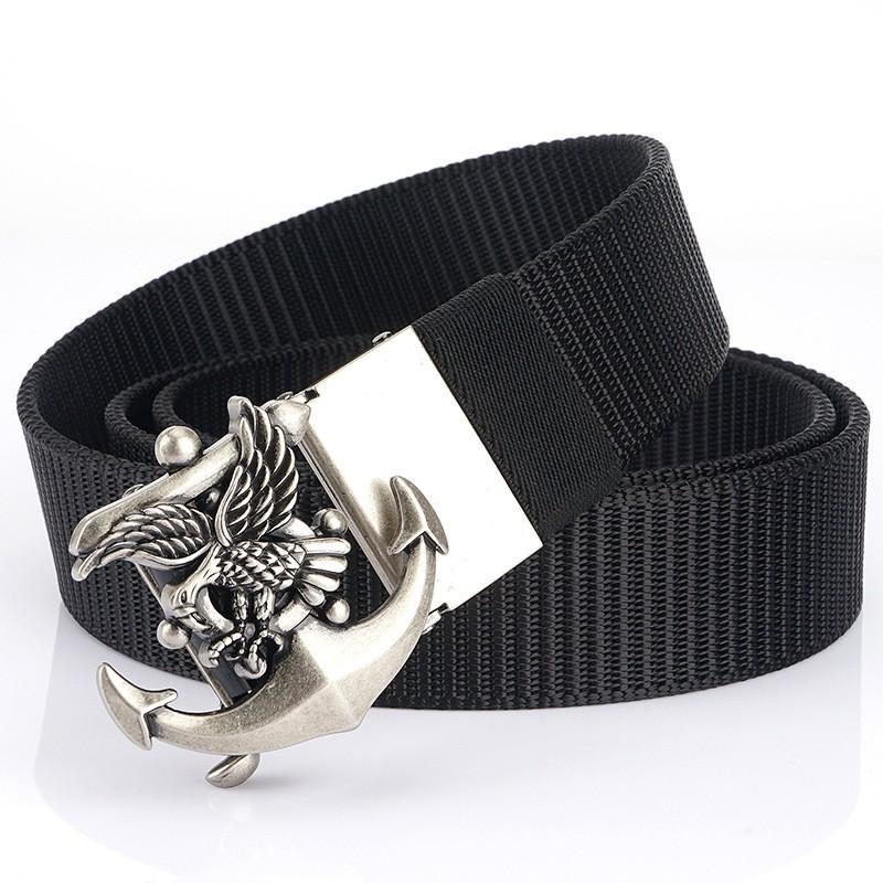 

Toothless Automatic Buckle Belt Nylon Canvas Outdoor Casual Breathable 120cm