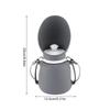 Convenient Foldable Dog Water Bottle Silicone Portable Puppy Drinking Feeder with Lanyard 800ML Dog Walking Kettle Cat