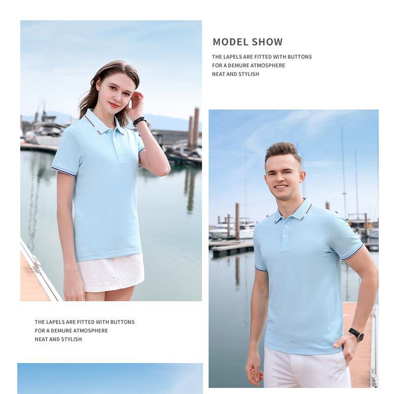 Custom Corporate Logo Polo Shirt - Short Sleeve Workwear for Summer Advertising & Team Outfits