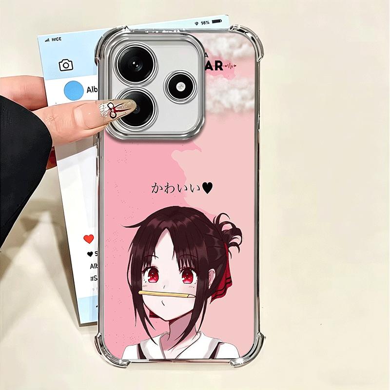 Kaguya Sama Shinomiya Soft Phone Case For Xiaomi Poco X7 X8 Pro Max X6 X5 X3 F8 Ultra F7 M8 M7 M5S Redmi 15C 15A 15 14C 13C 12C