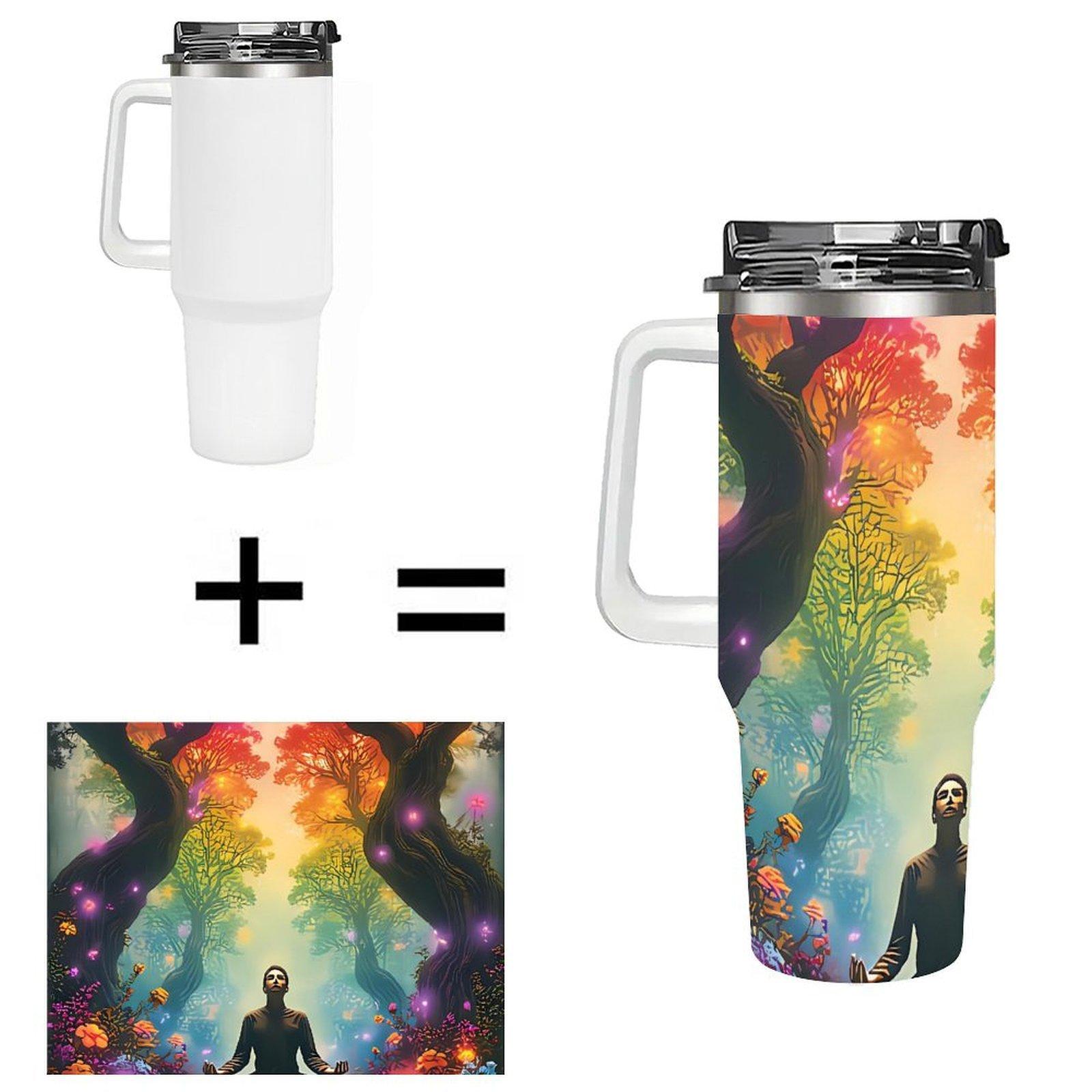 40oz Custom Printed Insulated Cup for Hotel and Resort Guest Amenities 40oz(1133.98g) белый