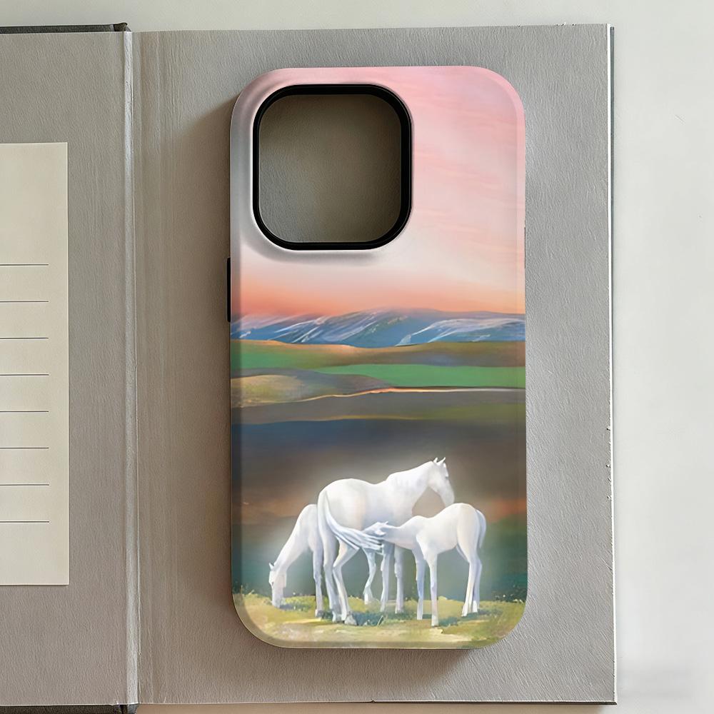 Luxury Y2K Retro Design Phone Case for iPhone 17 16e 16 15 14 13 12 11 X XS XR XSMAX 7 8 Air Pro Max Plus Luxury Double-layer