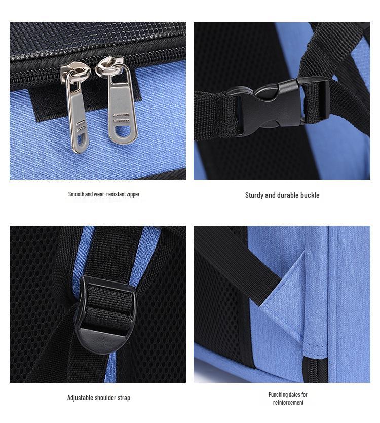 Portable Large-Capacity Breathable Foldable Cat Travel Bag