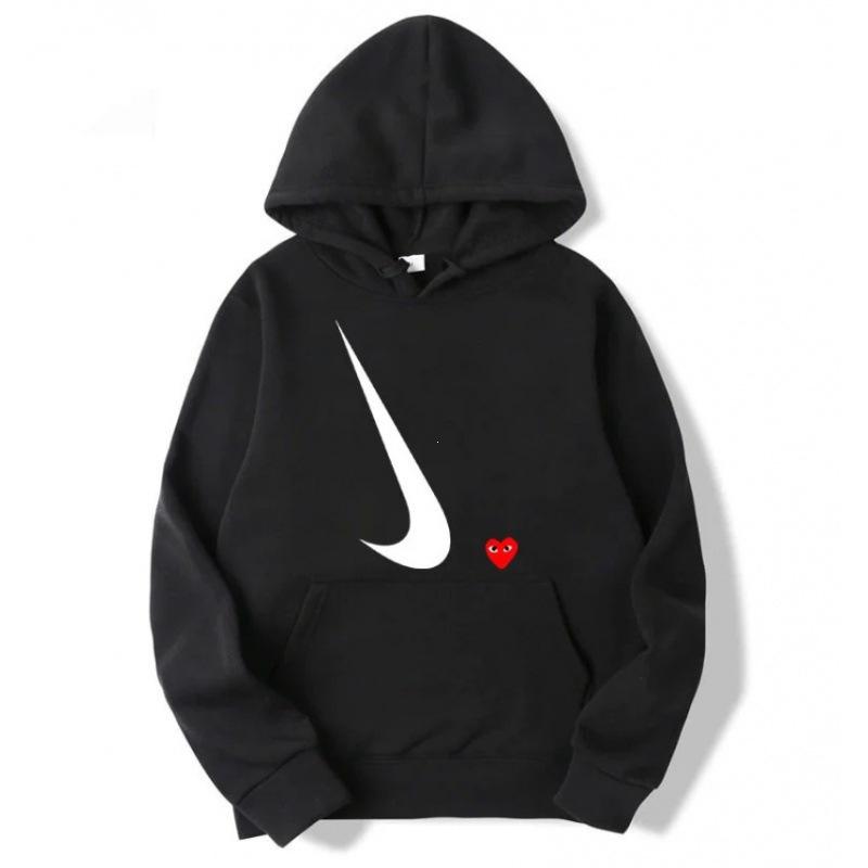 The new printed men's and women's same versatile hooded sweater is provided.
