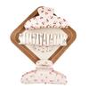 Vintage Floral Cherry Hair Clip Women Starry Diamond Delicate Shark Clip Versatile Hair Accessories