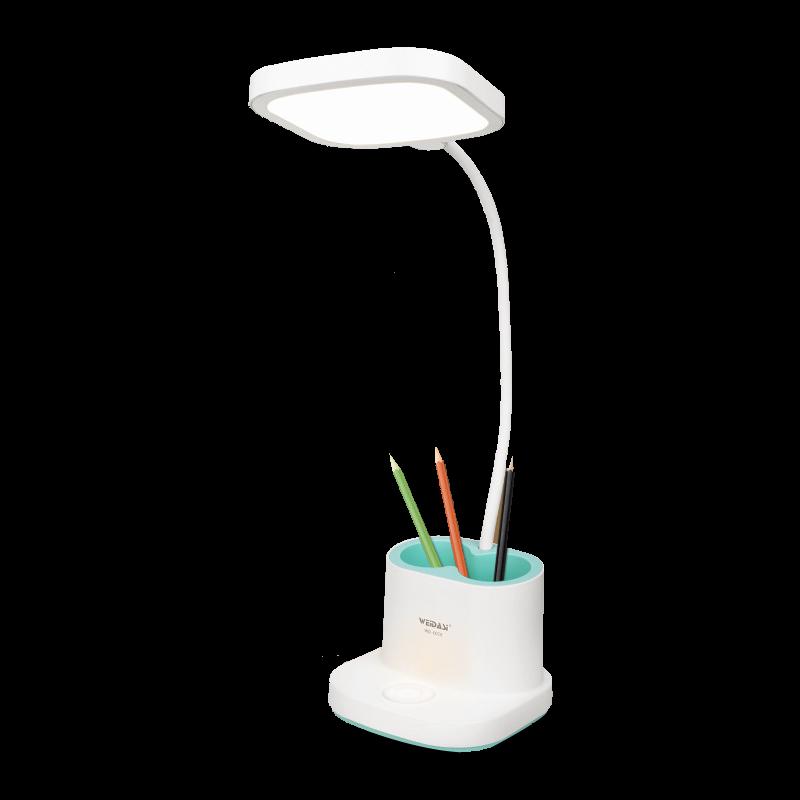 

Weidasi WD-6078YGB LED Foldable Desk Lamp with Pen Holder