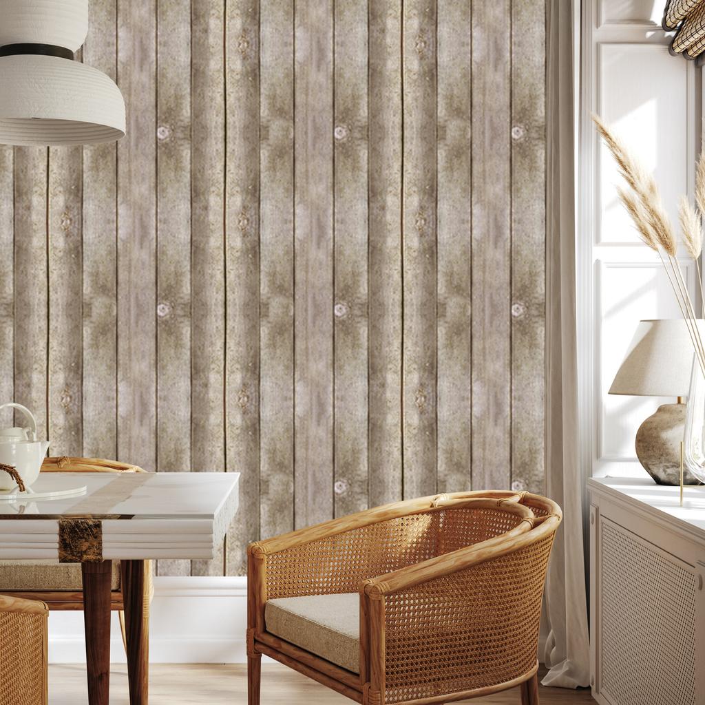 Wallpaper Wooden Boards for Living Room and Bedroom 50x1000